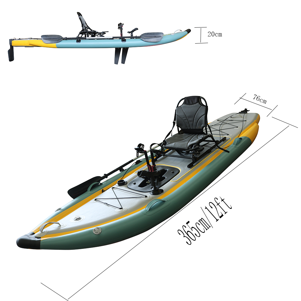 Pedal Propulsion Foldable Infl - Fishing Kayak Sit In ulasan dan harga