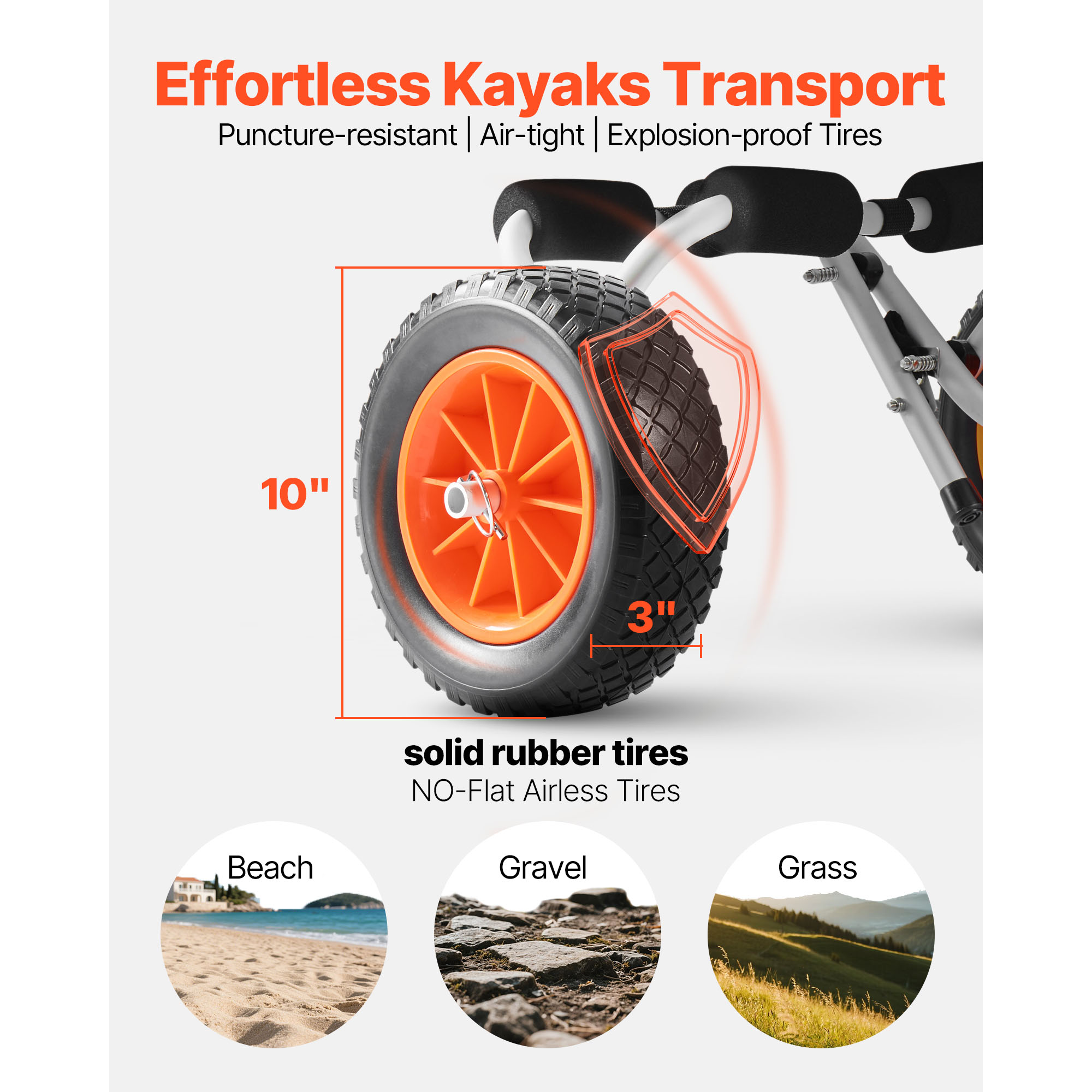 SucceBuy 200 lbs Kayak Cart Fo - Fishing Kayak Cart ulasan dan harga
