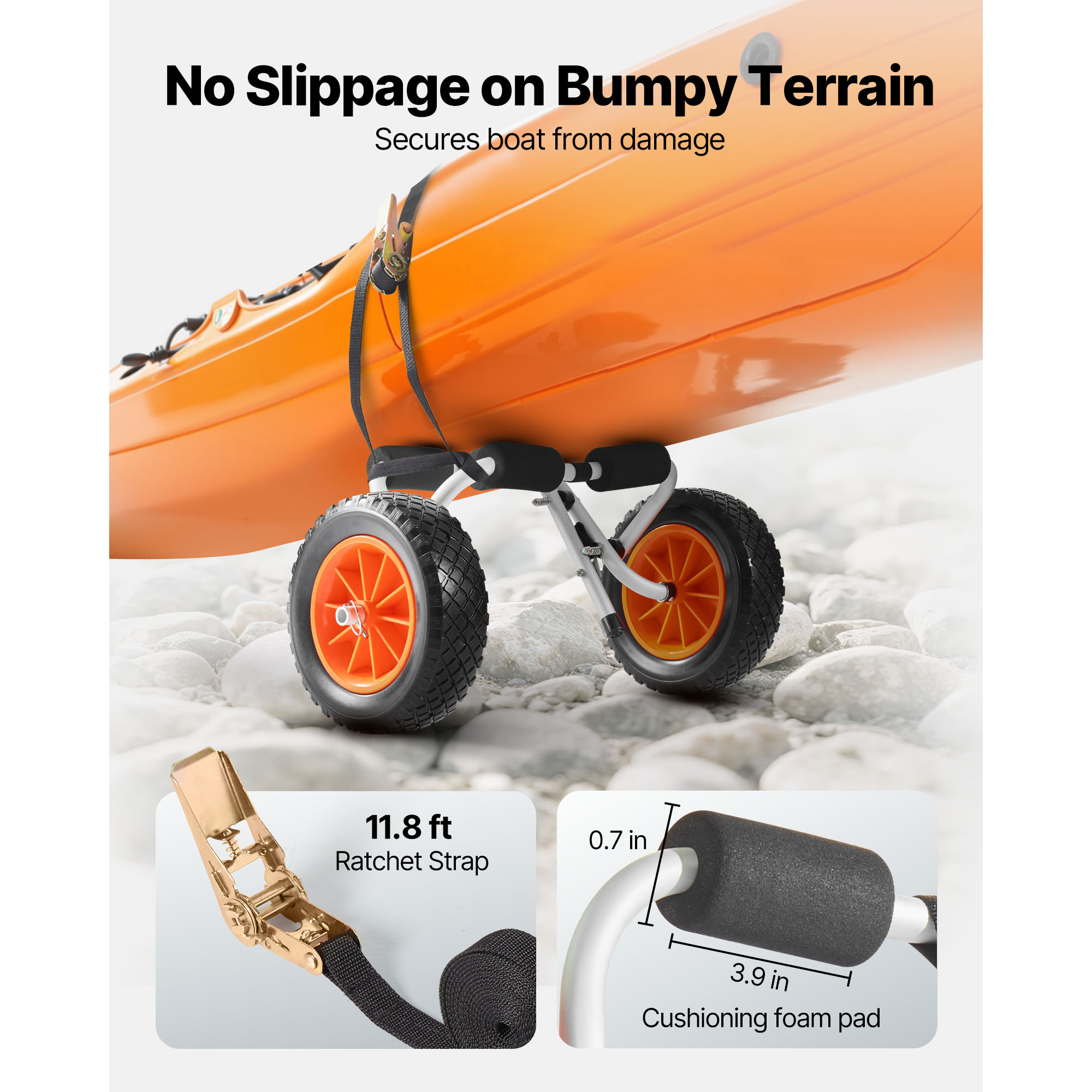 SucceBuy 200 lbs Kayak Cart Fo - Fishing Kayak Cart ulasan dan harga