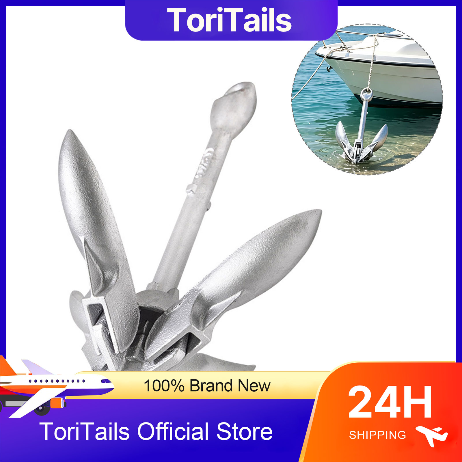KOETSU Collapsible Boat Anchor - Fishing Kayak Anchor ulasan dan harga