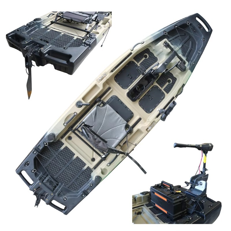 1 Person HDPE/PE Sit-On-Top CE - Fishing Kayak Paddle ulasan dan harga